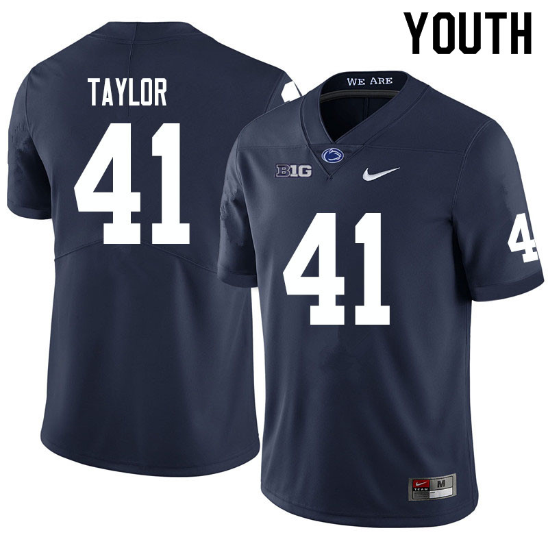 NCAA Nike Youth Penn State Nittany Lions Brandon Taylor #41 College Football Authentic Navy Stitched Jersey SHU2098OJ